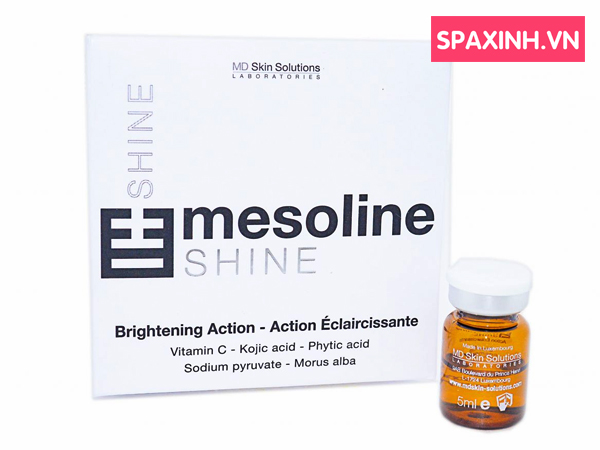 Trắng sáng tái tạo da Mesoline Shine chính hãng (Luxembourg)